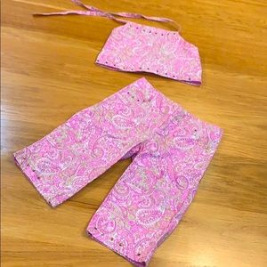 Psketti Halter Summer Set Size 24 months Pants & T